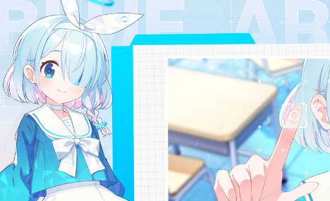 蔚蓝档案怎么换看板娘